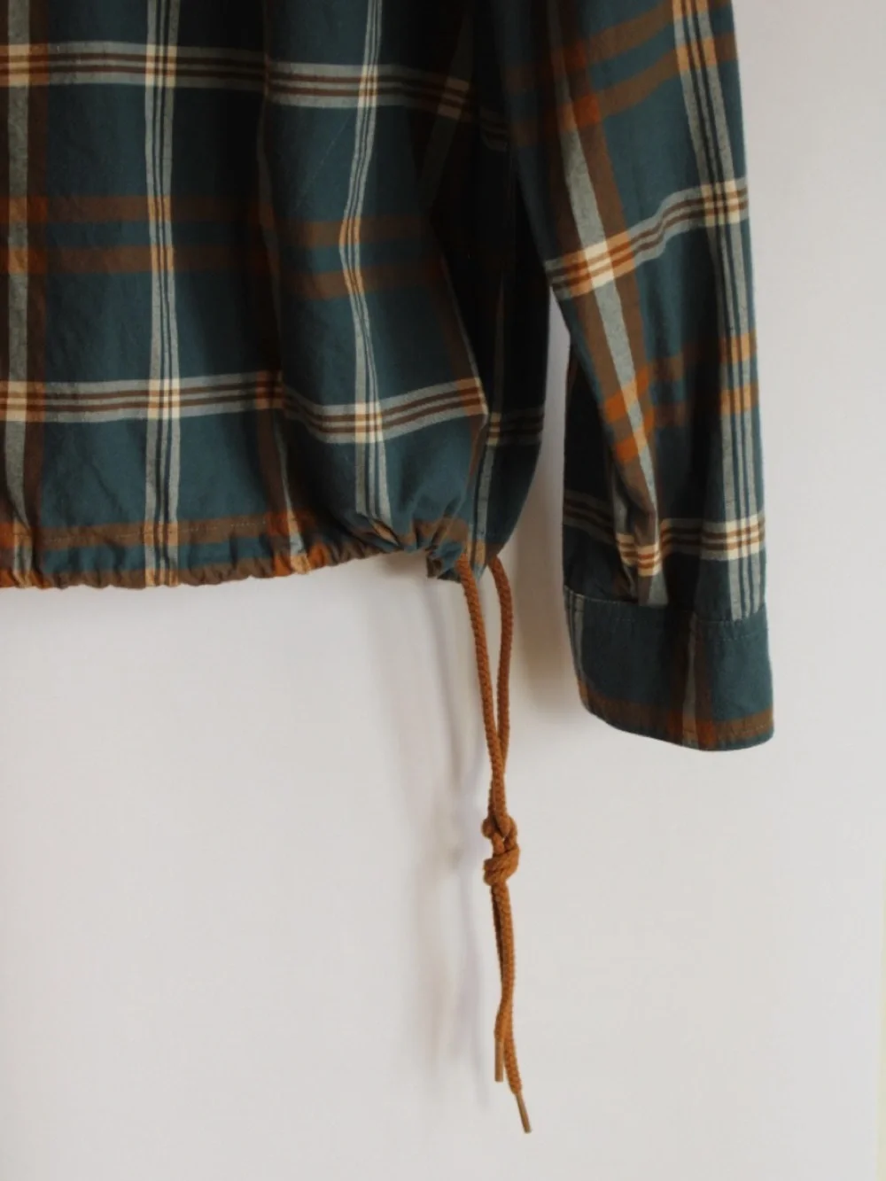 L.L. Bean “Signature” Plaid Pullover Tunic in Teal, Rust, and Cream - Picture 2 of 7